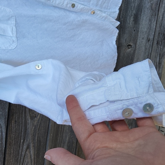 Ruby Rd. White Button Down Blouse Size 18 - Picture 6 of 10